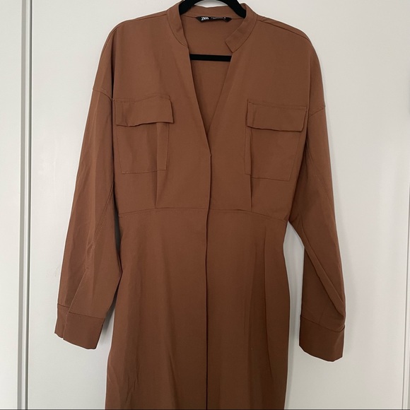 Brown Zara Dress - M - Picture 3 of 5